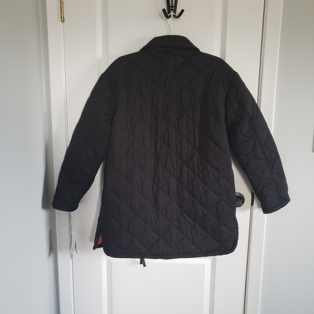 AVEC LES FILLES Black Quilted Thermal Puff Jacket - Picture 3 of 8